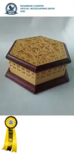 Six Sided Box
Chip Carved